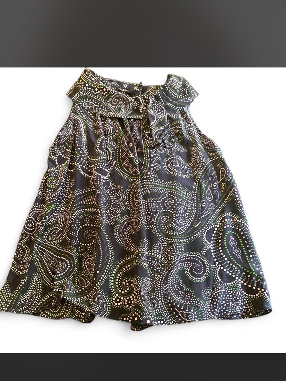 Talbots Women’s Blue Paisley Top
